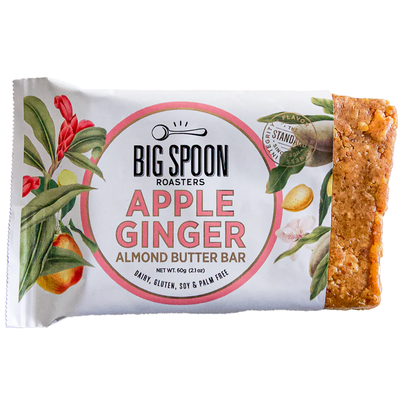 Big Spoon Roasters Apple Ginger Almond Butter 6 Bar Bundle