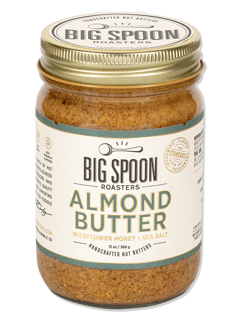 Big Spoon Almond Butter with Wildflower Honey - Brooks Greenhouse & Grocery