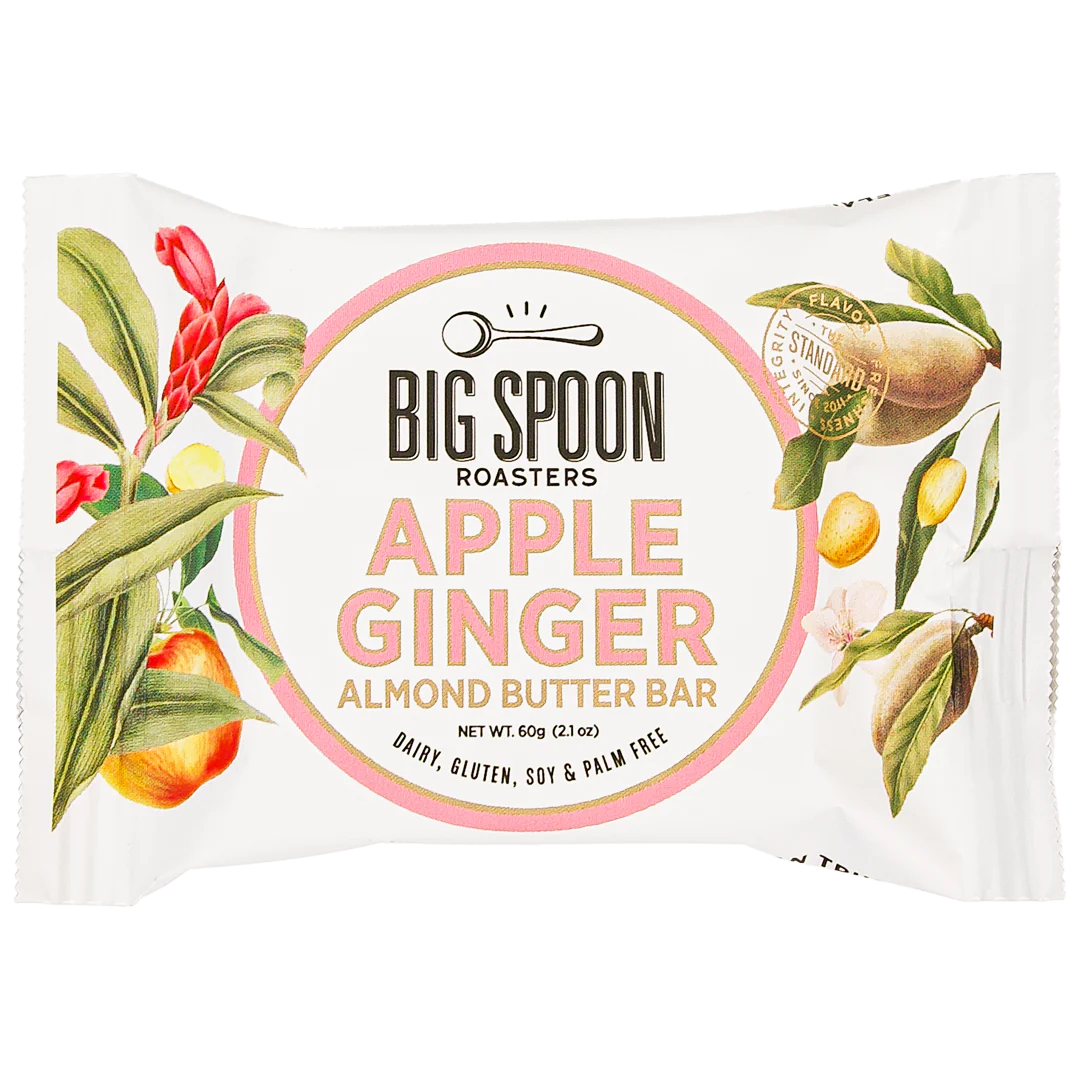 Big Spoon Roasters Apple Ginger Almond Butter 6 Bar Bundle