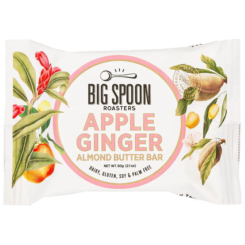 Big Spoon Roasters Apple Ginger Almond Butter 6 Bar Bundle