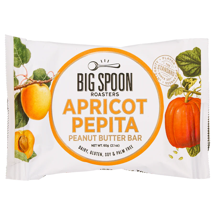 Big Spoon Apricot Pepita Peanut Butter Bar - Brooks Greenhouse & Grocery