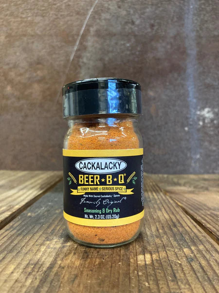 Cackalacky® Beer-B-Q® Seasoning & Rub 2.3 oz. Jar