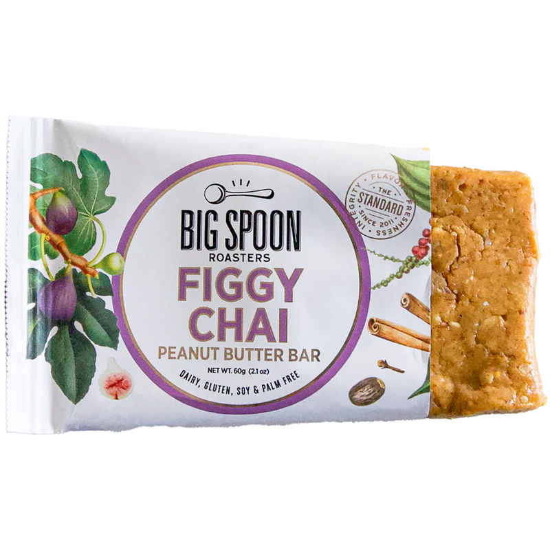 Big Spoon Roasters Figgy Chai Peanut Butter Bar 6 Bar Bundle