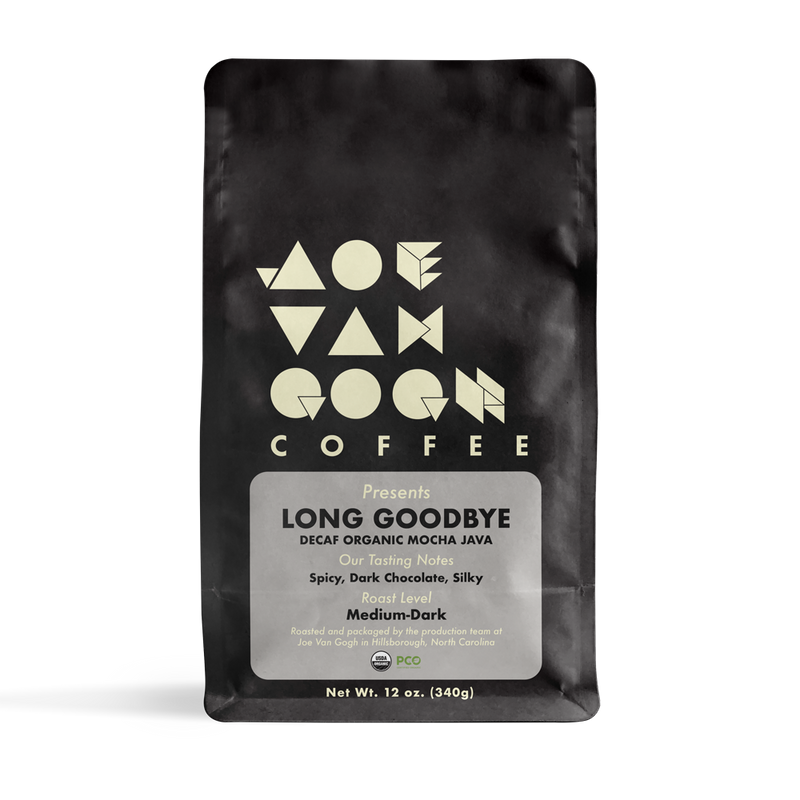 Joe Van Gogh Long Goodbye (Decaf Organic Mocha Java)