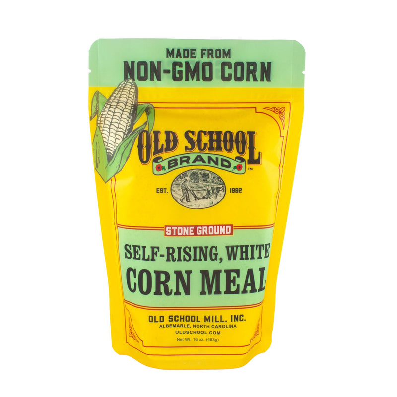 Old School Brand Self Rising White Corn Meal