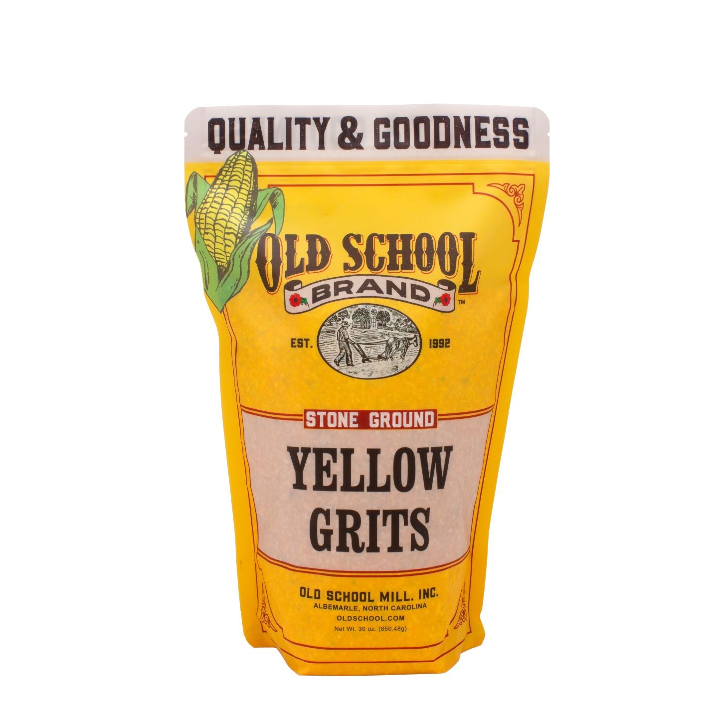 Old School Brand Stone Ground Yellow Grits