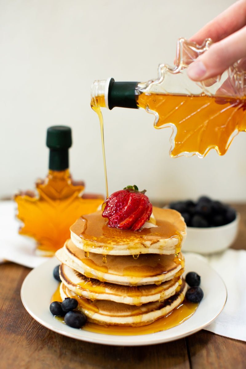 Old School Pure Maple Syrup, Maple Leaf Jar