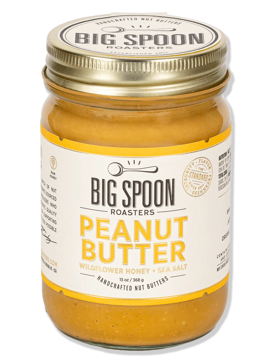 Big Spoon Peanut Butter with Wildflower Honey - Brooks Greenhouse & Grocery